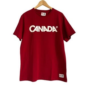 Vintage Hudson’s Bay Canada Olympic Team Red T-Shirt Made in Canada